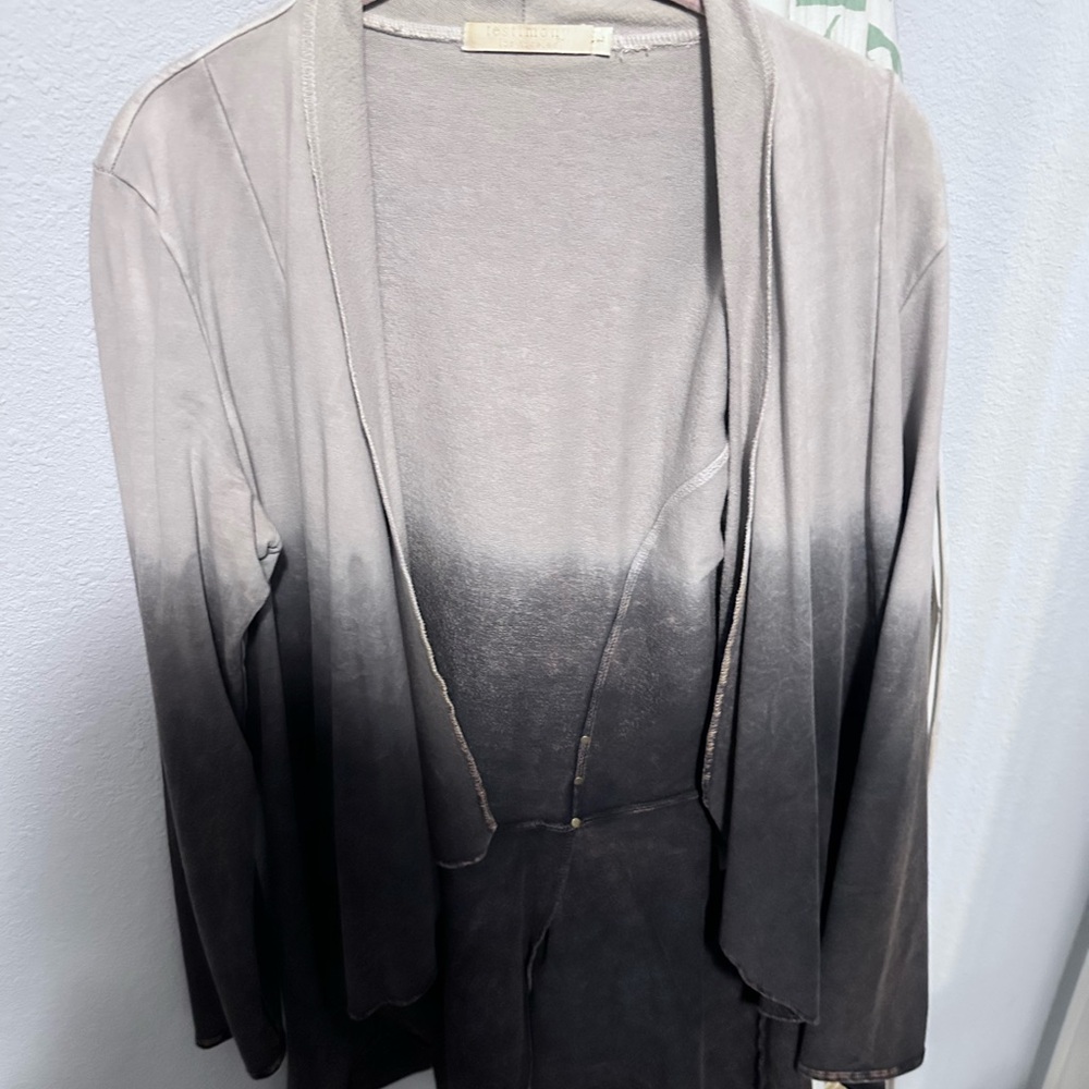 Testimony Los Angeles Ombré Open Cardigan